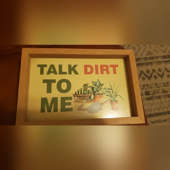 Huntington Home Reversible Sign Land That I Love/Talk Dirt To Me New. - Picture 2 of 4